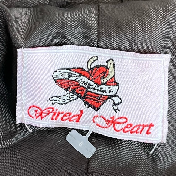 Western Aztec Yellowstone Boho Sz M Faux Fur Hooded Jacket - Picture 12 of 14